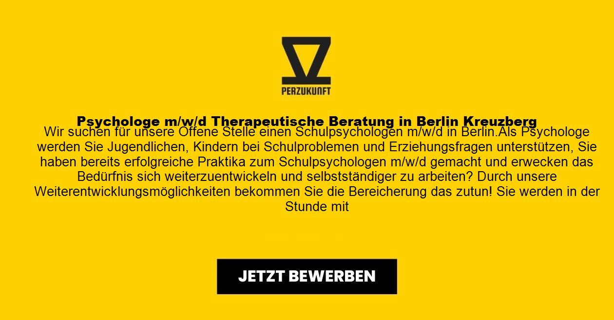 Psychologe  m/w/d  Therapeutische Beratung Berlin Kreuzberg