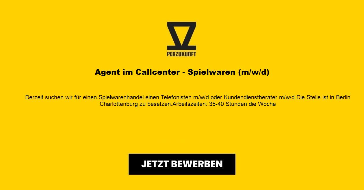 Agent im Callcenter - Spielwaren - Unbefristet (m/w/d)