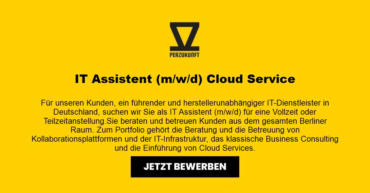 IT Assistent (m/w/d) Cloud Service