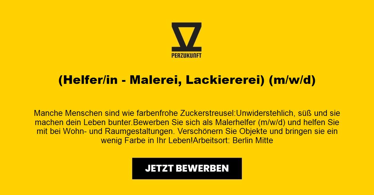 Maler -und Lackierer/in (Helfer/in) (m/w/d) in Berlin