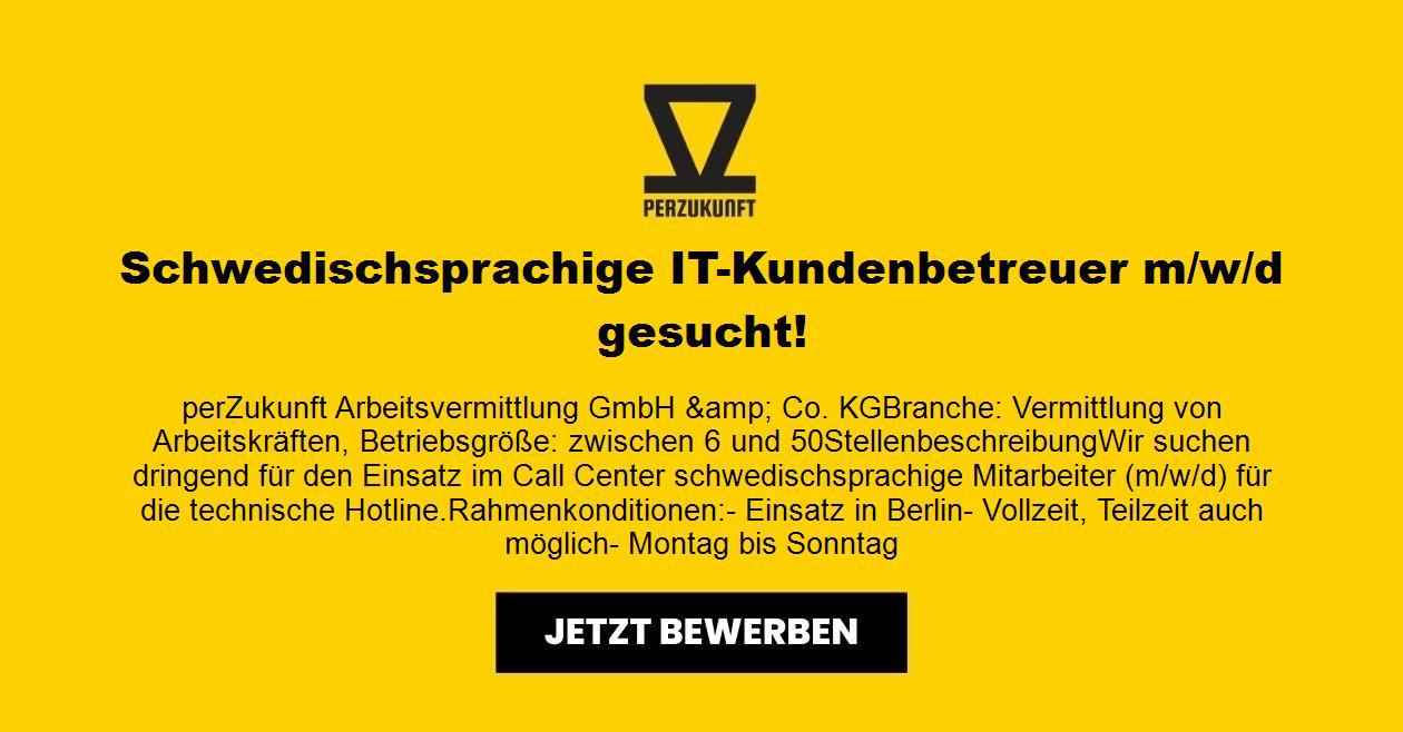 IT-Kundenbetreuer m/w/d für ein Berliner Callcenter