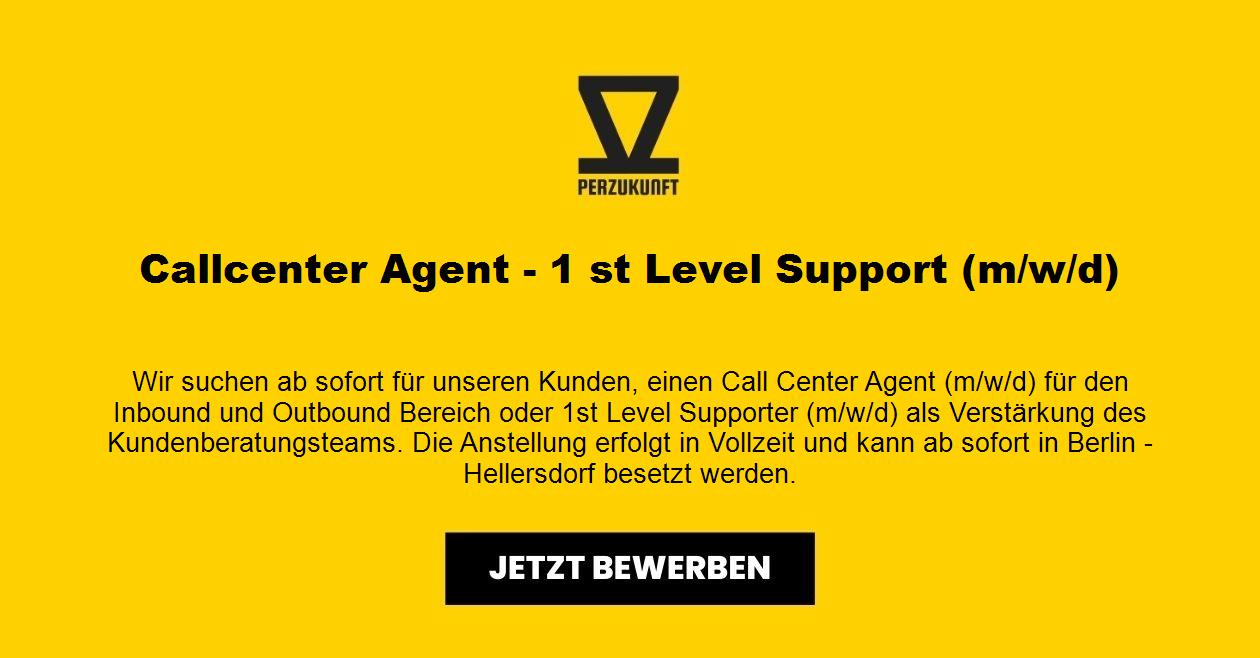 Callcenter Agent m/w/d - 1st Level Support