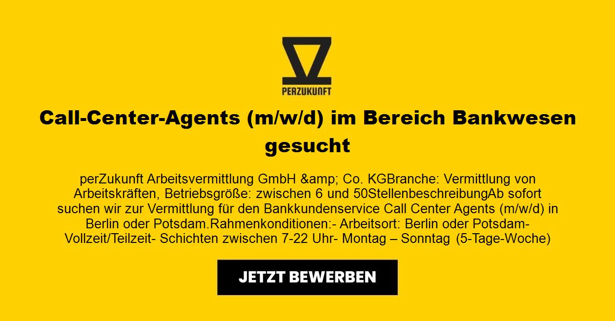 Call-Center-Agents m/w/d - Bankwesen - unbefristet - Marzahn