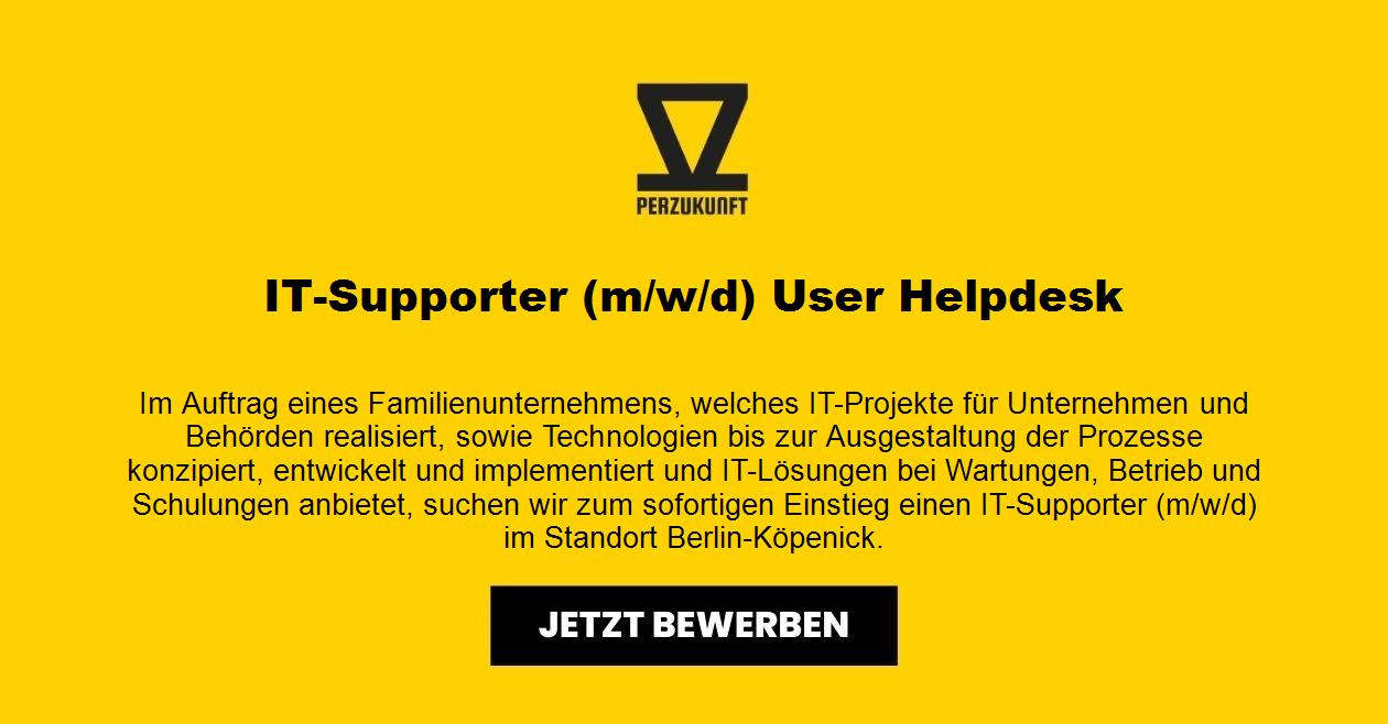 IT-Supporter (m/w/d) User Helpdesk
