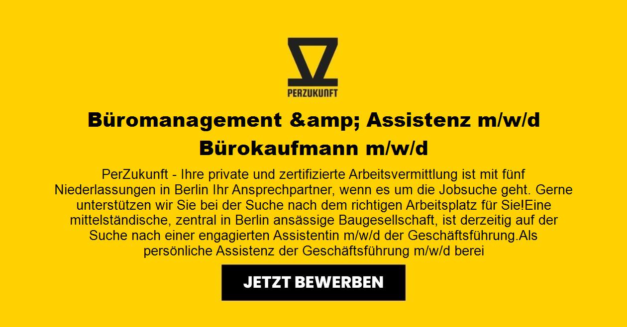 Assistent der Geschäftsführung (m/w/d) für Berlin - Mitte