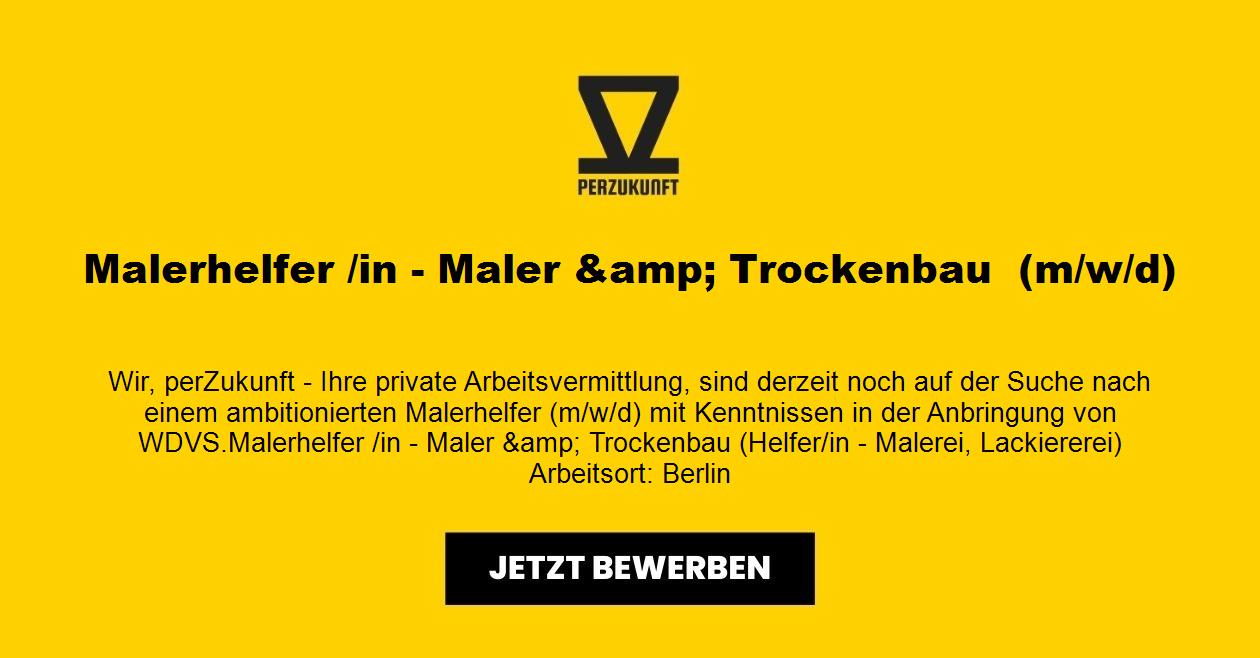 Malerhelfer - Trockenbau  (m/w/d)