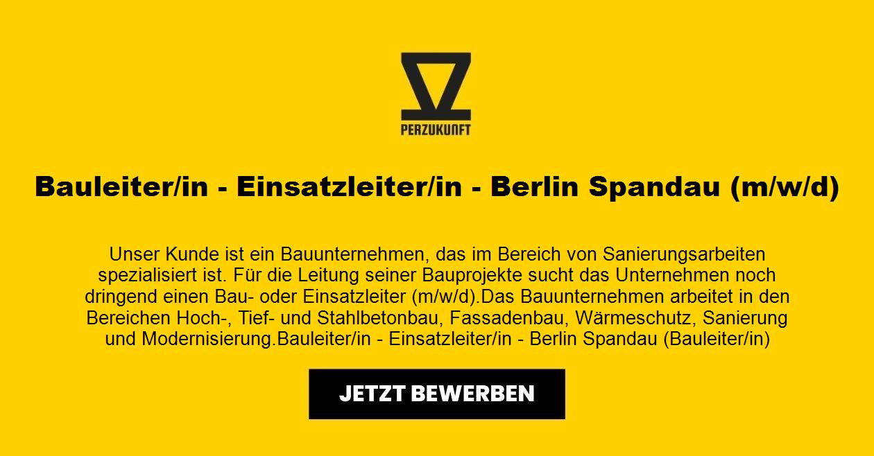 Bauleiter/in - Einsatzleiter/in - Berlin Spandau