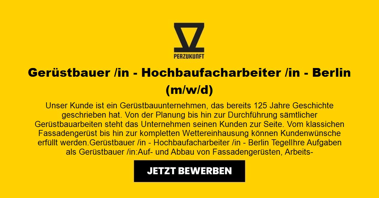 Gerüstbauer / Hochbaufacharbeiter (m/w/d)