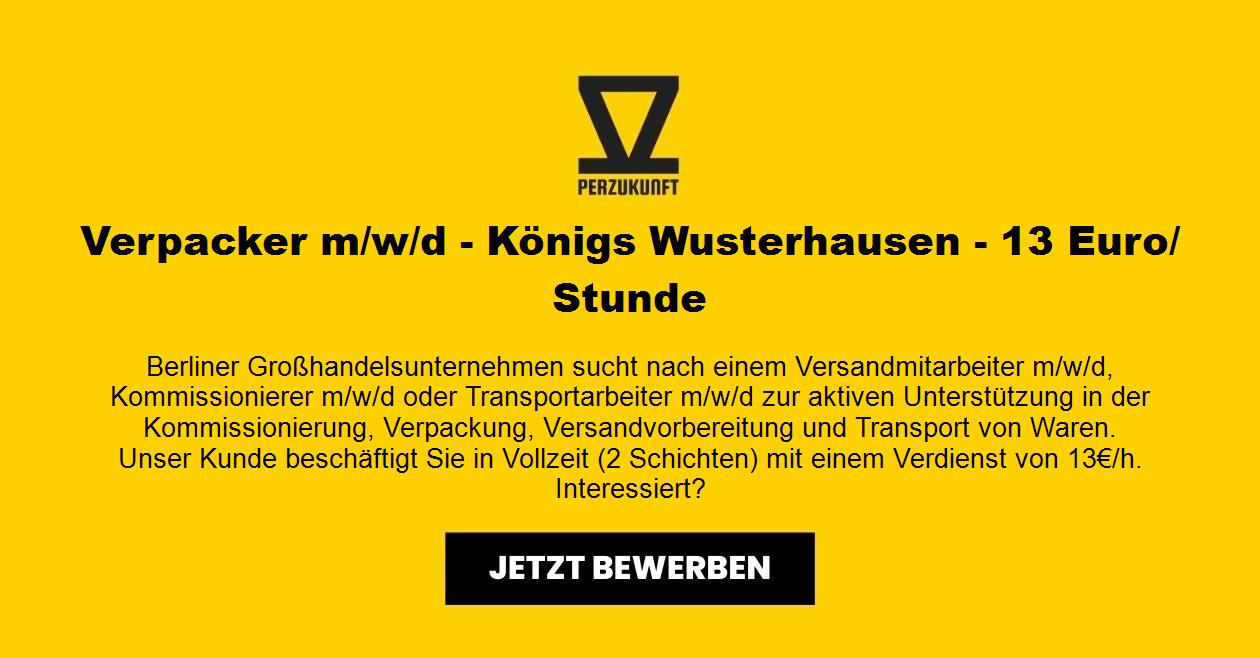 Verpacker (m/w/d) - Königs Wusterhausen ab 36,31 Euro/ Stunde