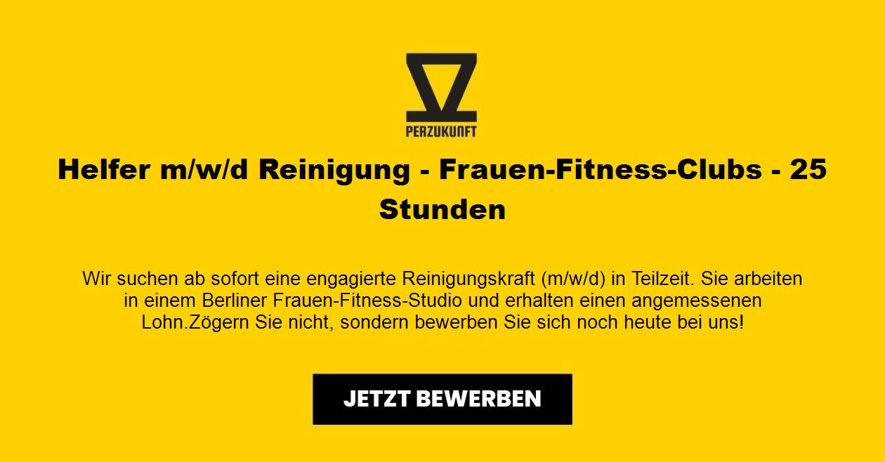 Helfer / Reinigung - Frauen-Fitness-Clubs - 30,25 € m/w/d