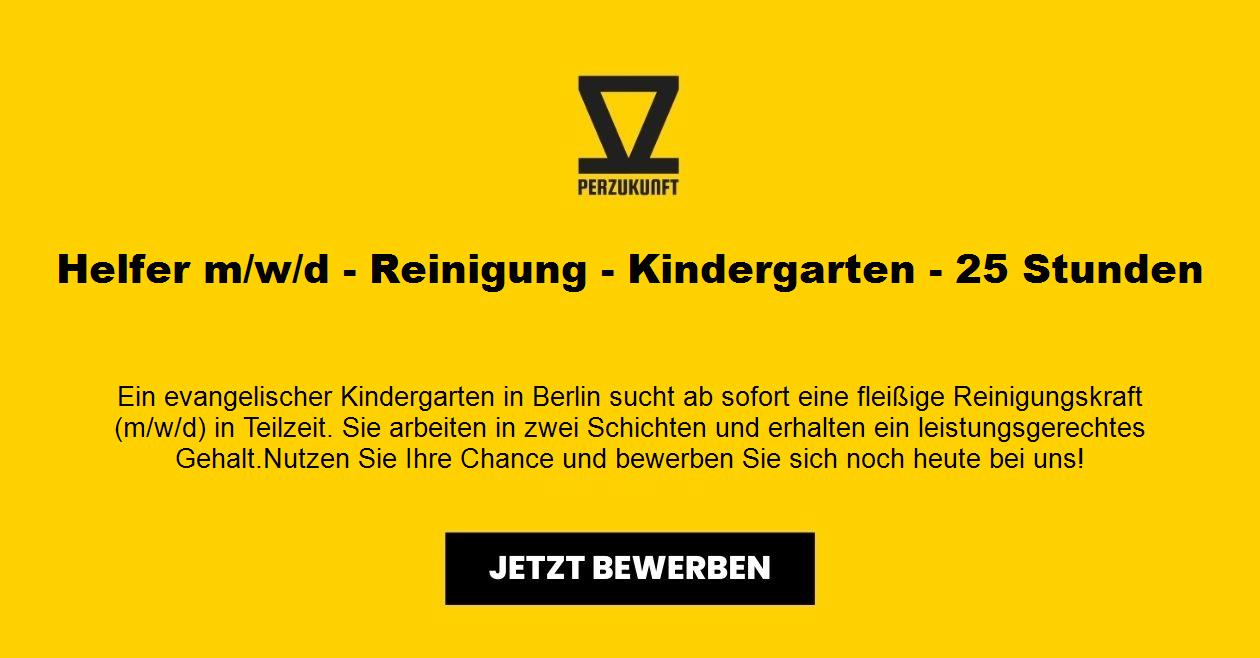 Helfer - Kindergartenreinigung (m/w/d) 34,90 Euro
