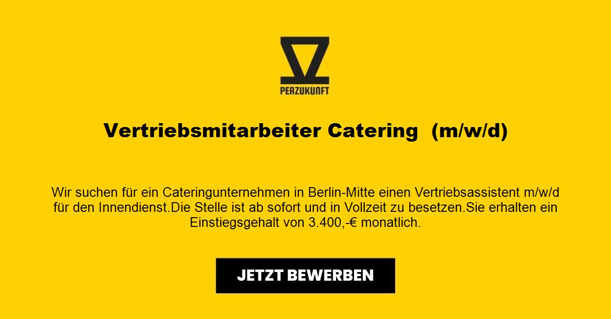 Vertriebsmitarbeiter (m/w/d) - Catering