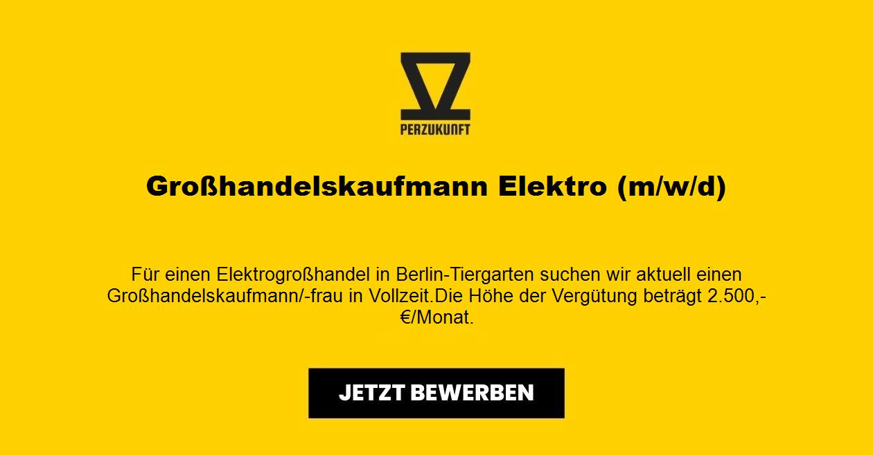 Großhandelskaufmann Elektro (m/w/d) - Berlin-Tiergarten
