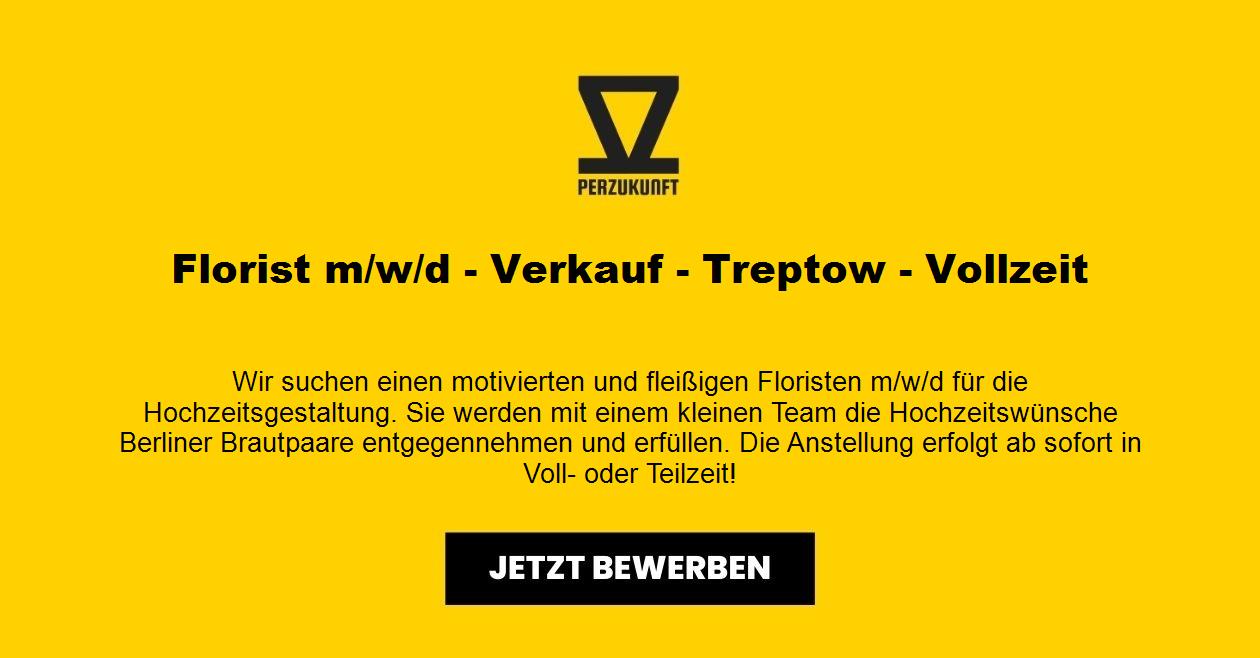 Florist m/w/d - Verkauf - Treptow - Vollzeit