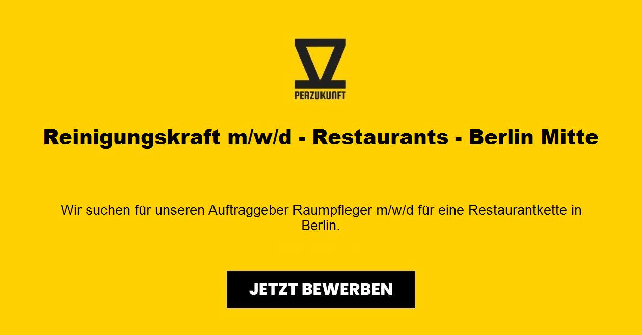 Helfer / Reinigung Restaurants - 29,69 Euro (m/w/d)