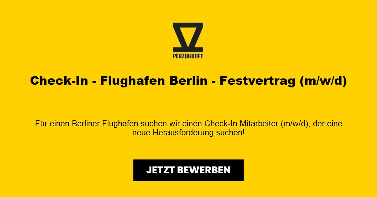 Check-In - Flughafen Berlin - Festvertrag (m/w/d)