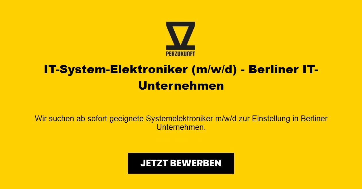 IT-System-Elektroniker (m/w/d) - Berliner IT-Unternehmen