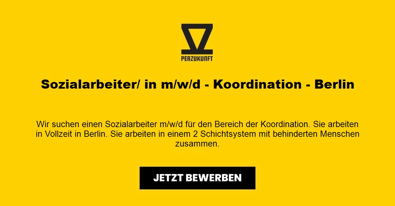 Sozialarbeiter (m/w/d) - Koordination in Berlin-Spandau