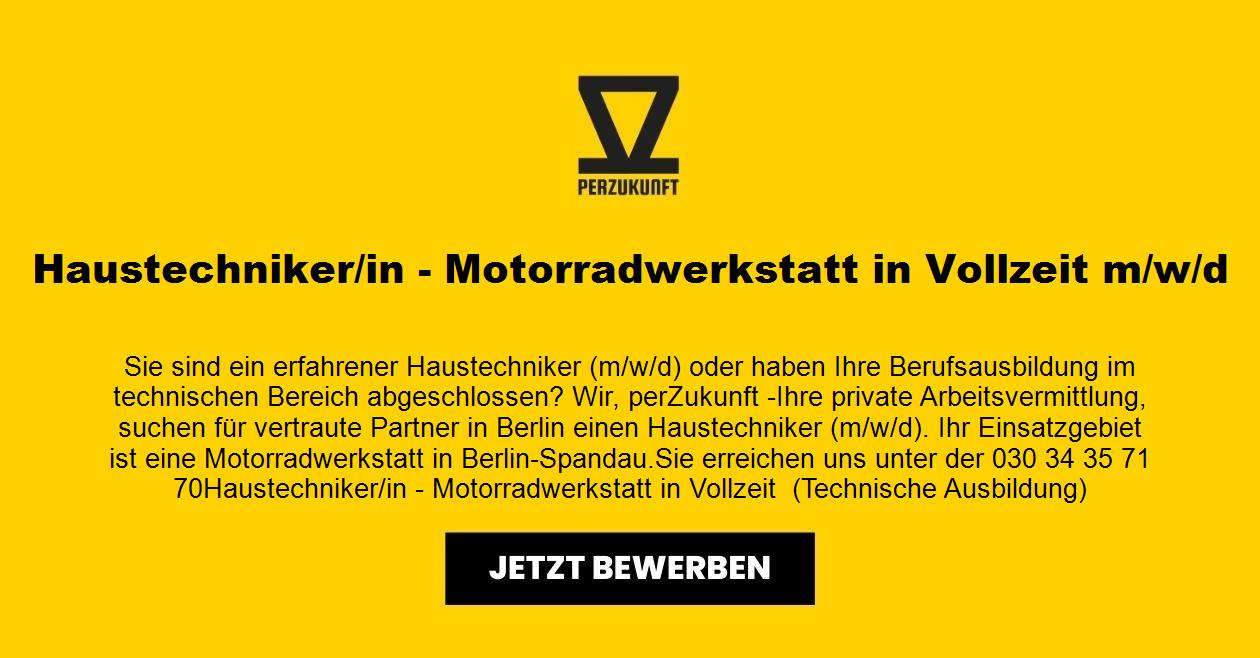 Haustechniker - Motorradwerkstatt Spandau (m/w/d)
