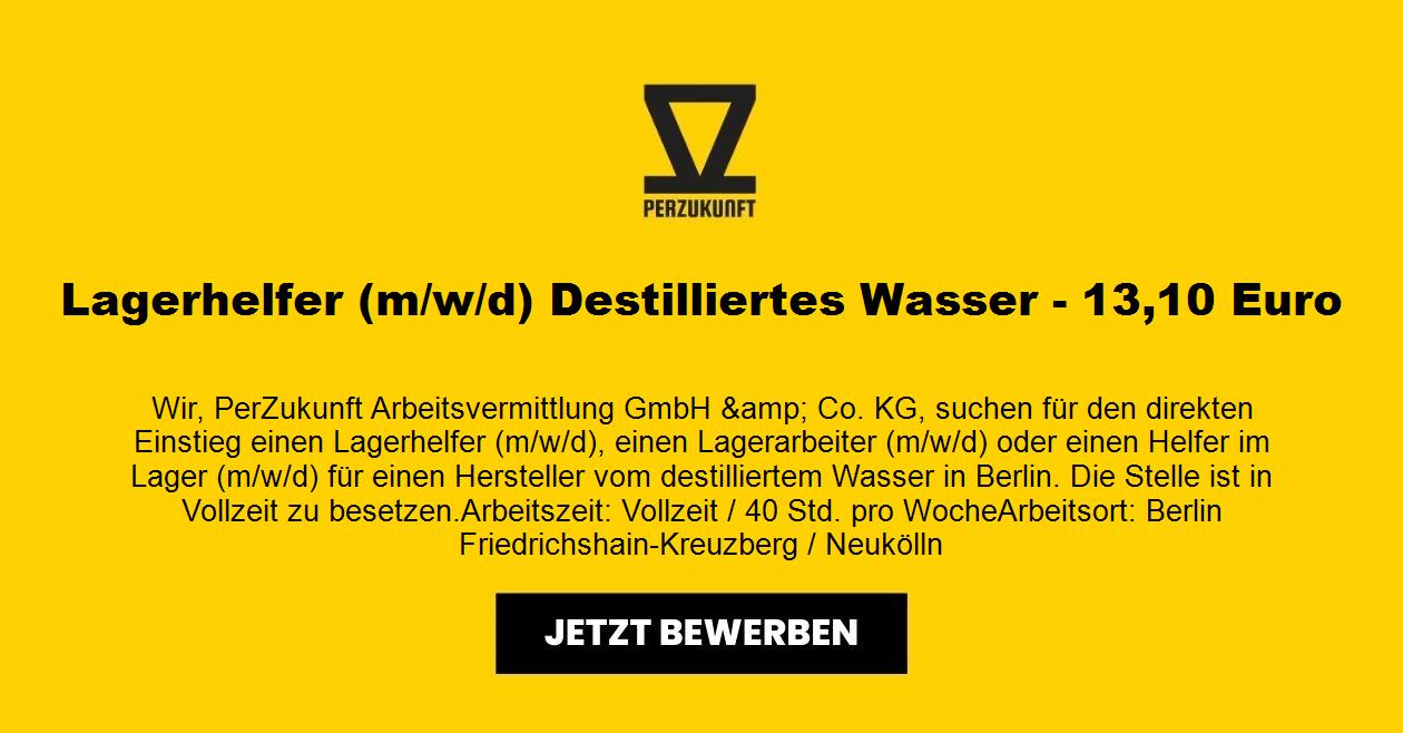 Lagerhelfer / Logistiker (m/w/d) 28,30 € in Vollzeit