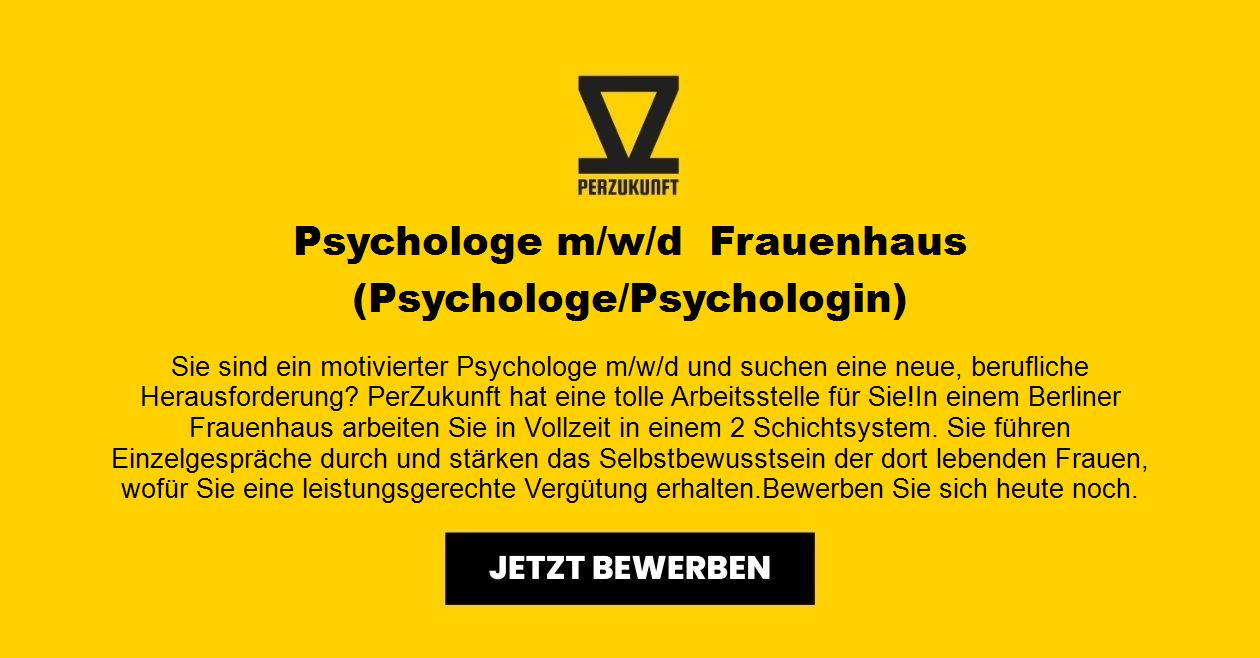 Psychologe m/w/d für ein Frauenhaus in Charlottenburg