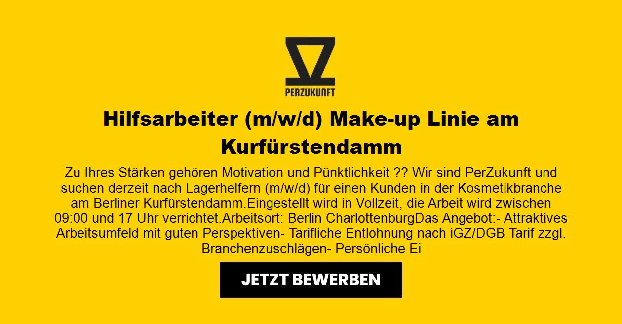 Hilfsarbeiter (m/w/d) - Make-up Linie am Kurfürstendamm