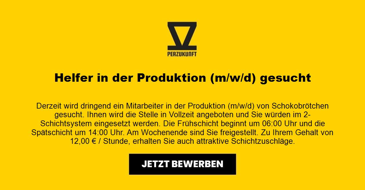 Helfer Produktion m/w/d - Schokobrötchen
