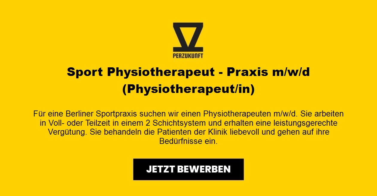 Sport Physiotherapeut  Praxis m/w/d (Physiotherapeut/in)