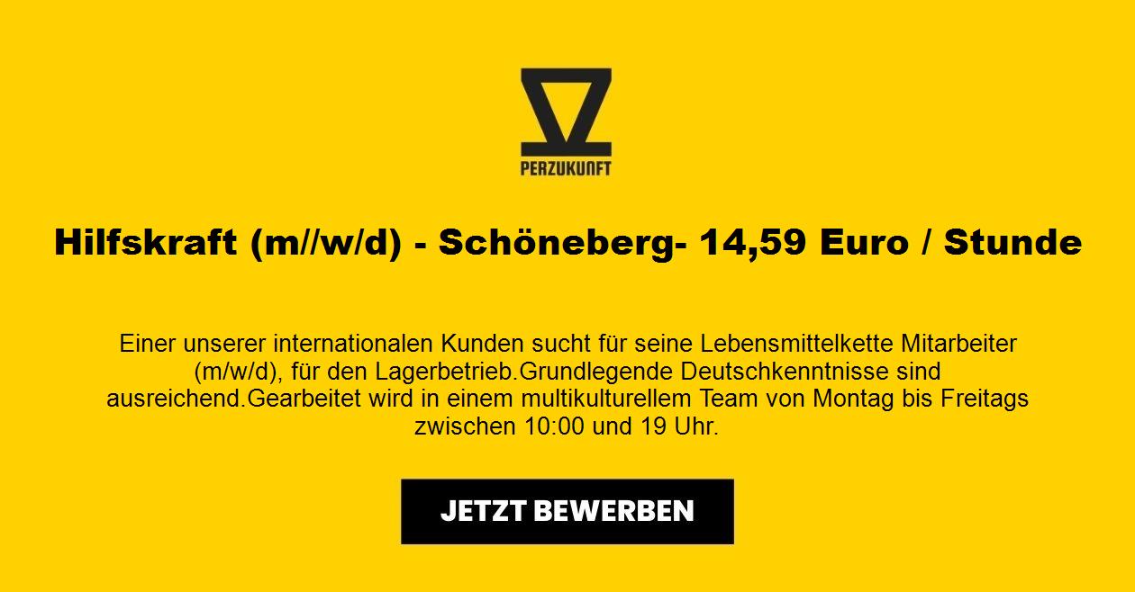 Hilfskraft (m/w/d) - Schöneberg- 40,75 Euro / Stunde