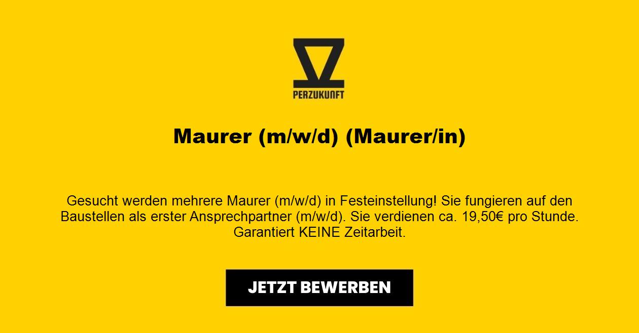 Maurer (m/w/d)