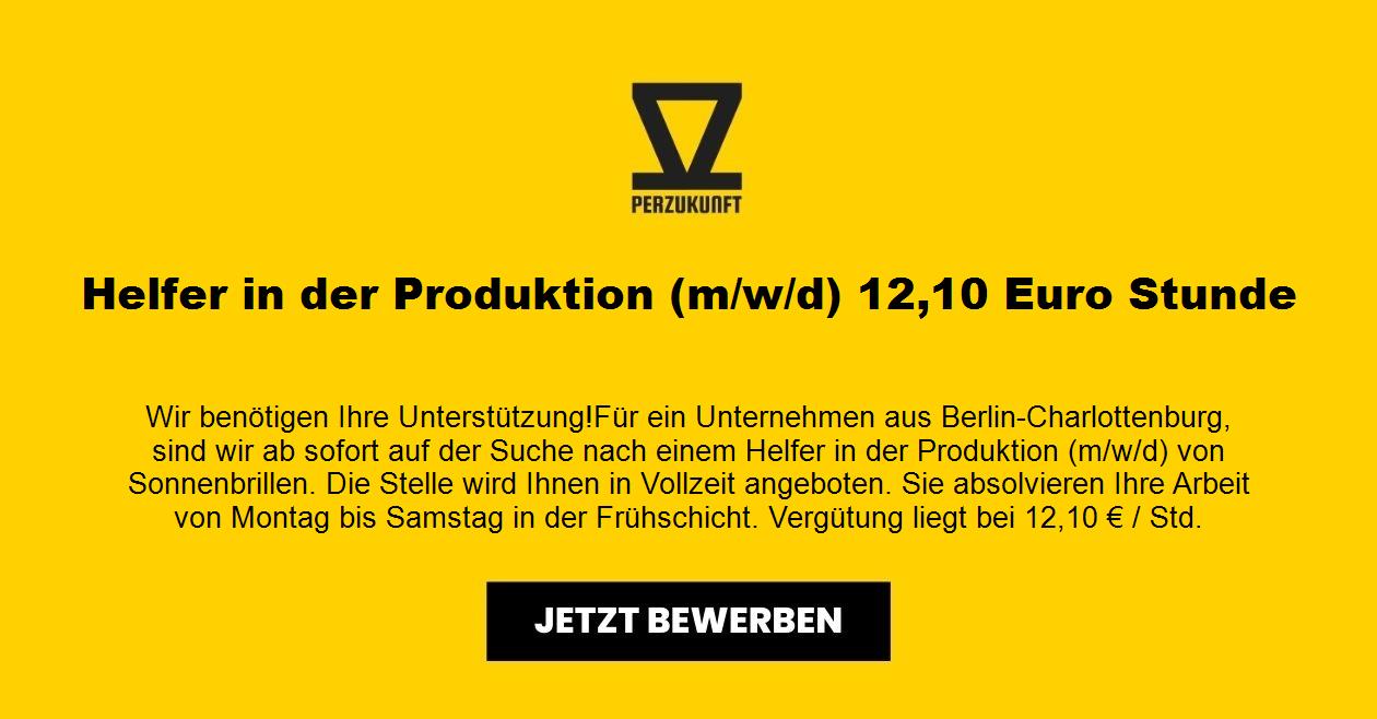 Produktionshelfer (m/w/d) - Sonnenbrillen 33,79 Euro Stunde