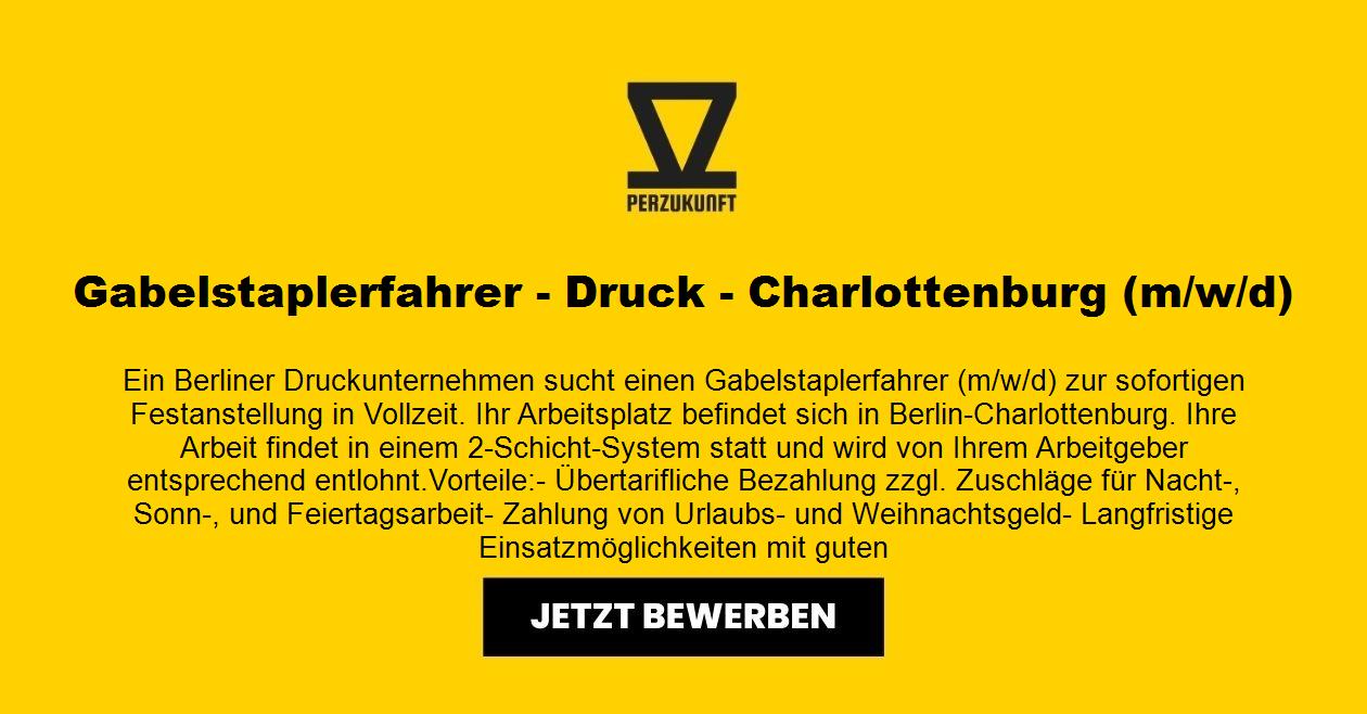 Gabelstaplerfahrer - Druck - Charlottenburg (m/w/d)