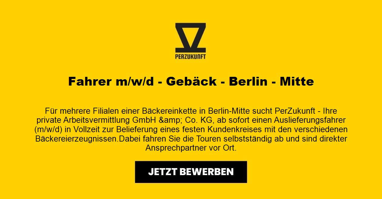 Fahrer m/w/d - Gebäck - Berlin - Mitte