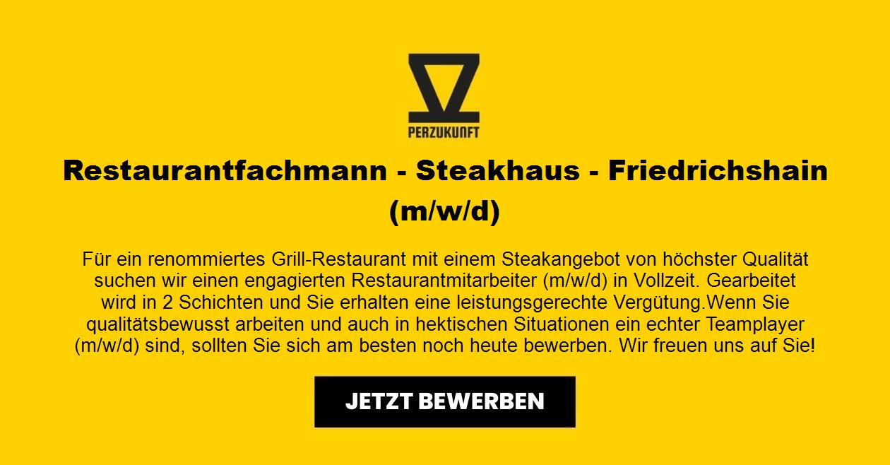 Restaurantfachmann - Steakhaus - 2 Schichten m/w/d