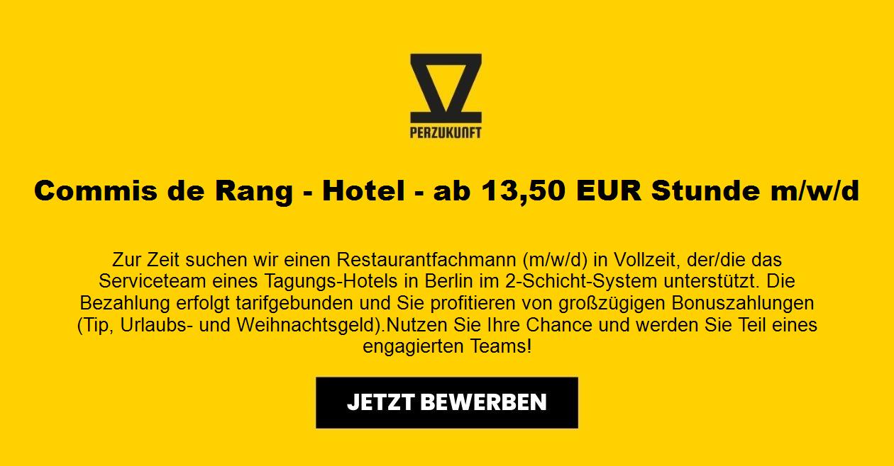Commis de Rang - Hotel - ab 29,16 EUR Stunde (m/w/d)