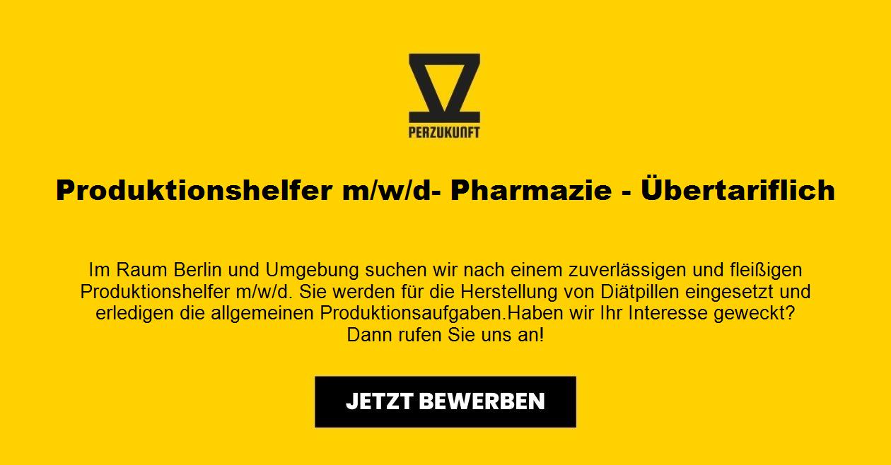 Produktionshelfer (m/w/d) - Pharmazie - 25,92 EUR