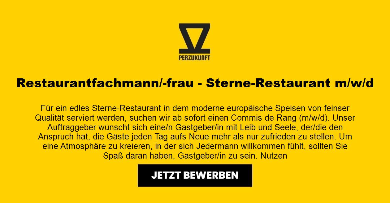 Restaurantfachmann - Commis des Rang - in Vollzeit m/w/d