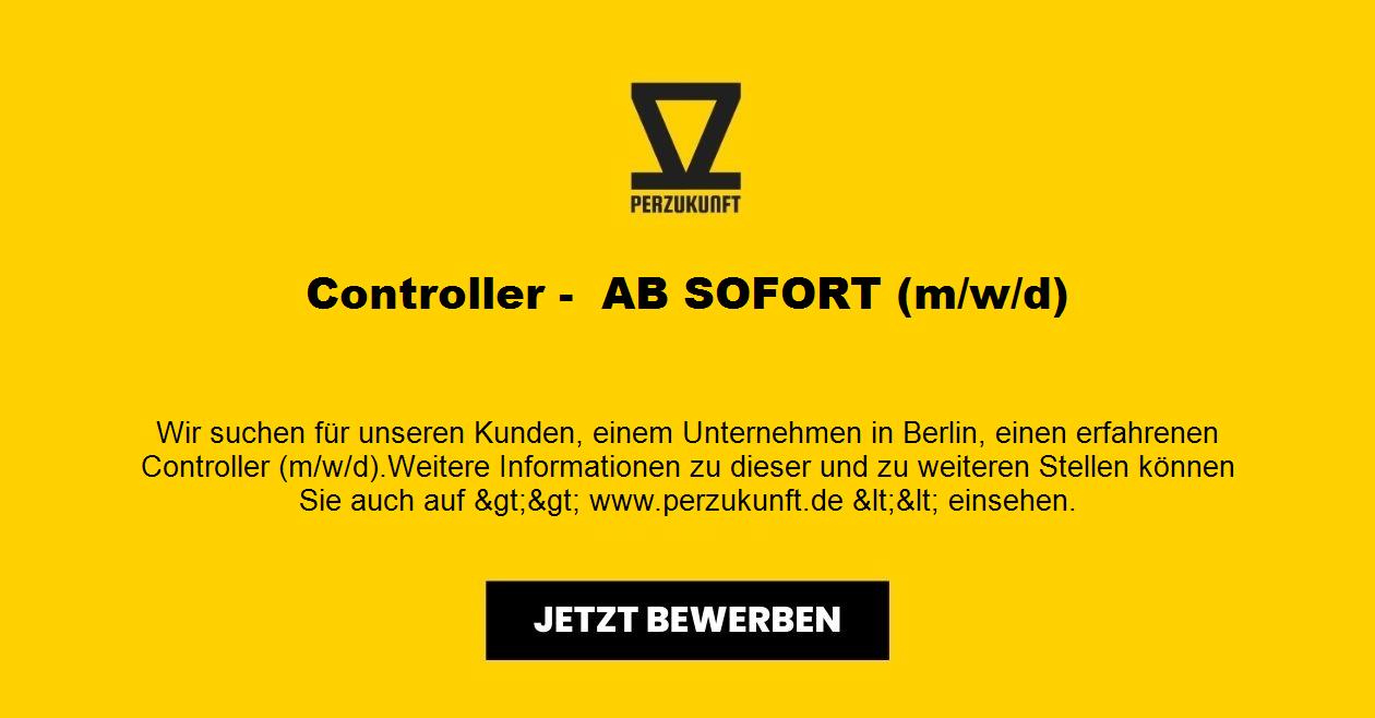 Controller -  AB SOFORT m/w/d