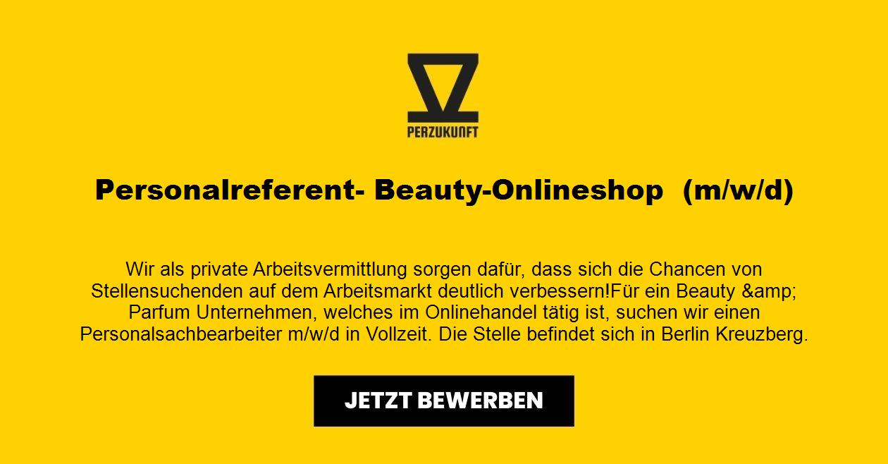 Personalreferent - Beauty-Onlineshop  (m/w/d)