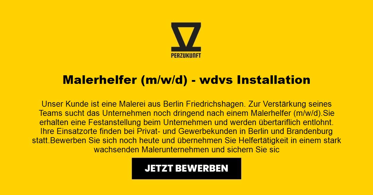 Malerhelfer (m/w/d) wdvs Installation