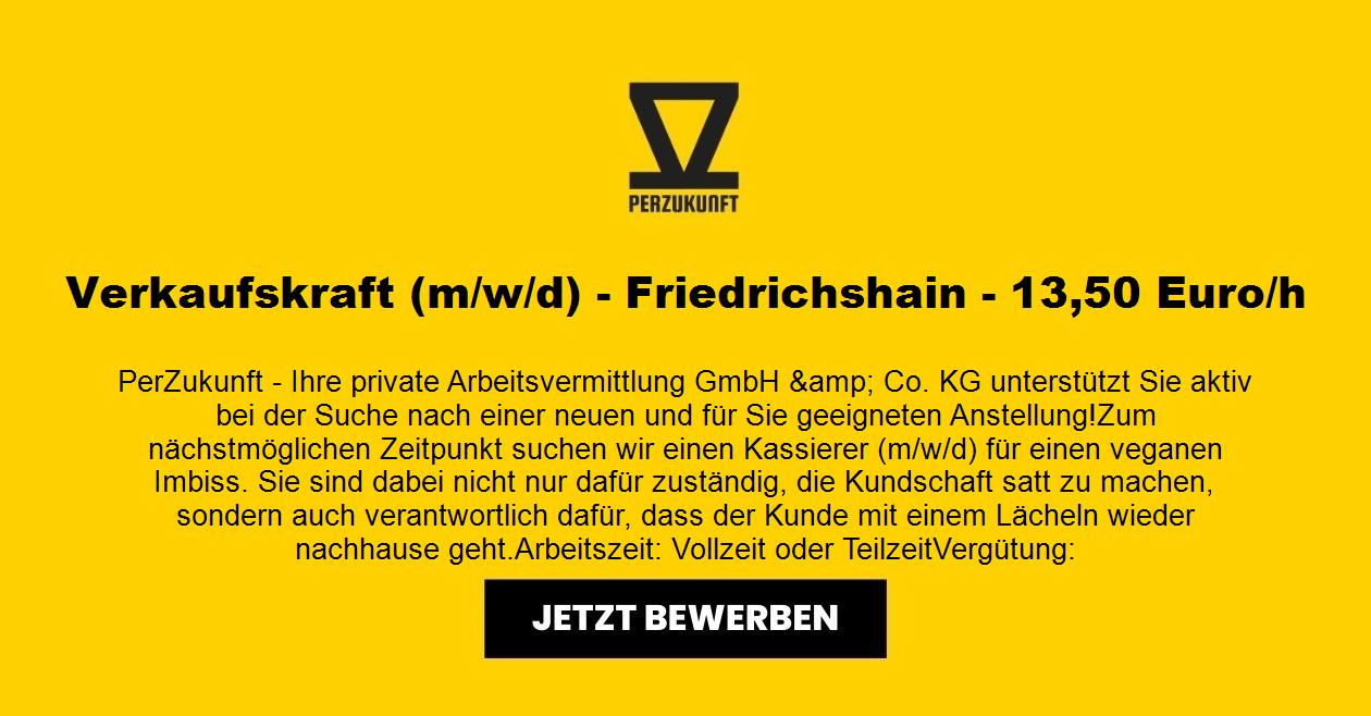 Verkaufskraft (m/w/d) - Friedrichshain ab 13,50 Euro/h