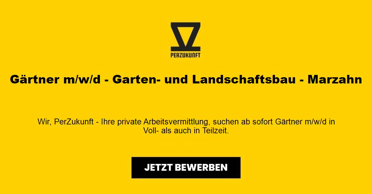 Gärtner m/w/d - Garten- und Landschaftsbau - Marzahn