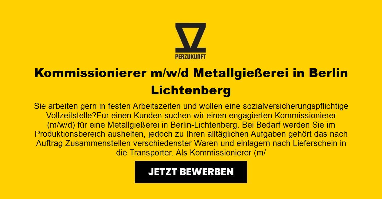 Kommissionierer m/w/d - Metallgießerei Berlin Lichtenberg