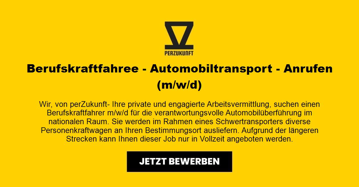 Kraftfahrer - Automobiltransport - Vollzeit m/w/d