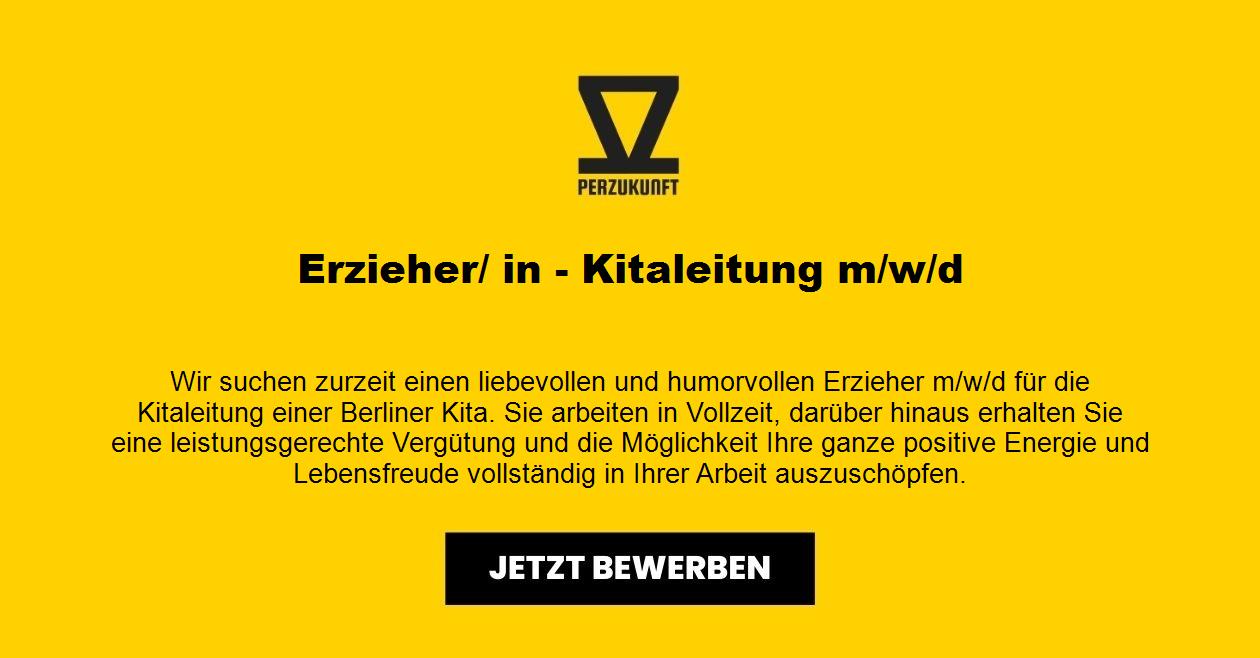 Erzieher/ in - Kitaleitung (m/w/d)