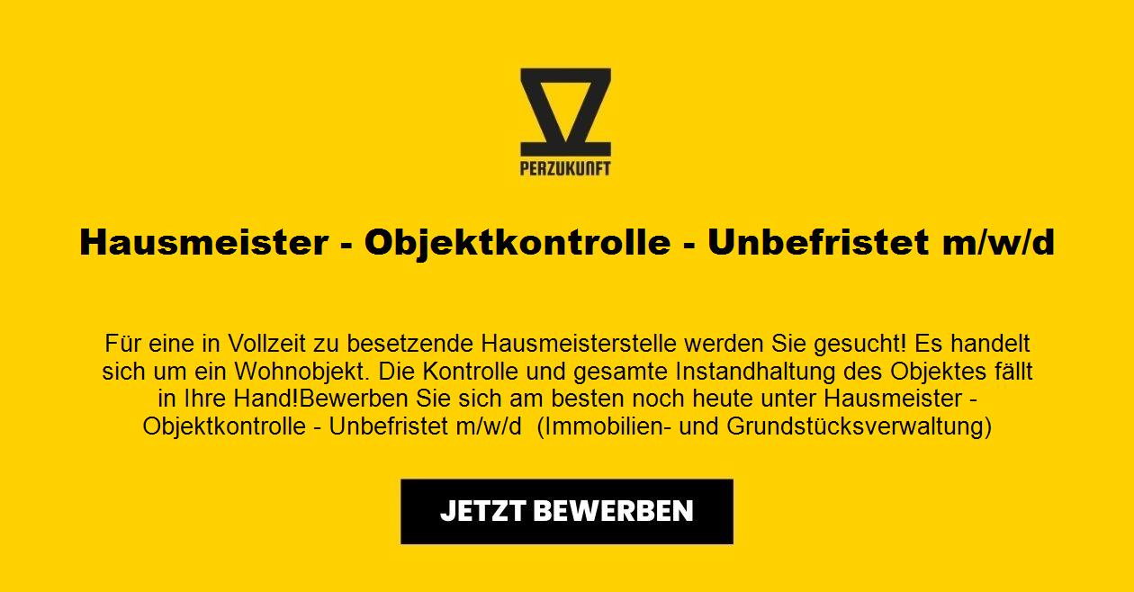 Hausmeister - Objektkontrolle - Unbefristet m/w/d