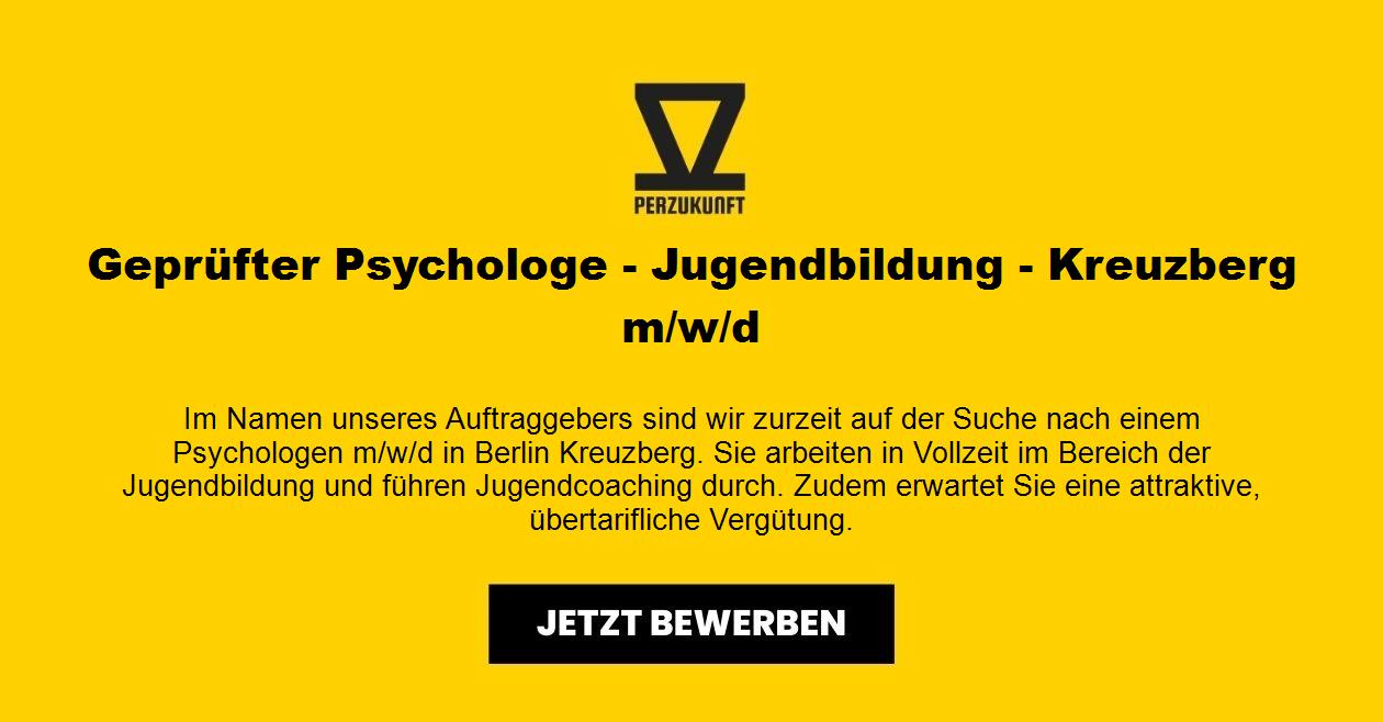 Psychologe (m/w/d) in der Jugendbildung - Berlin Kreuzberg