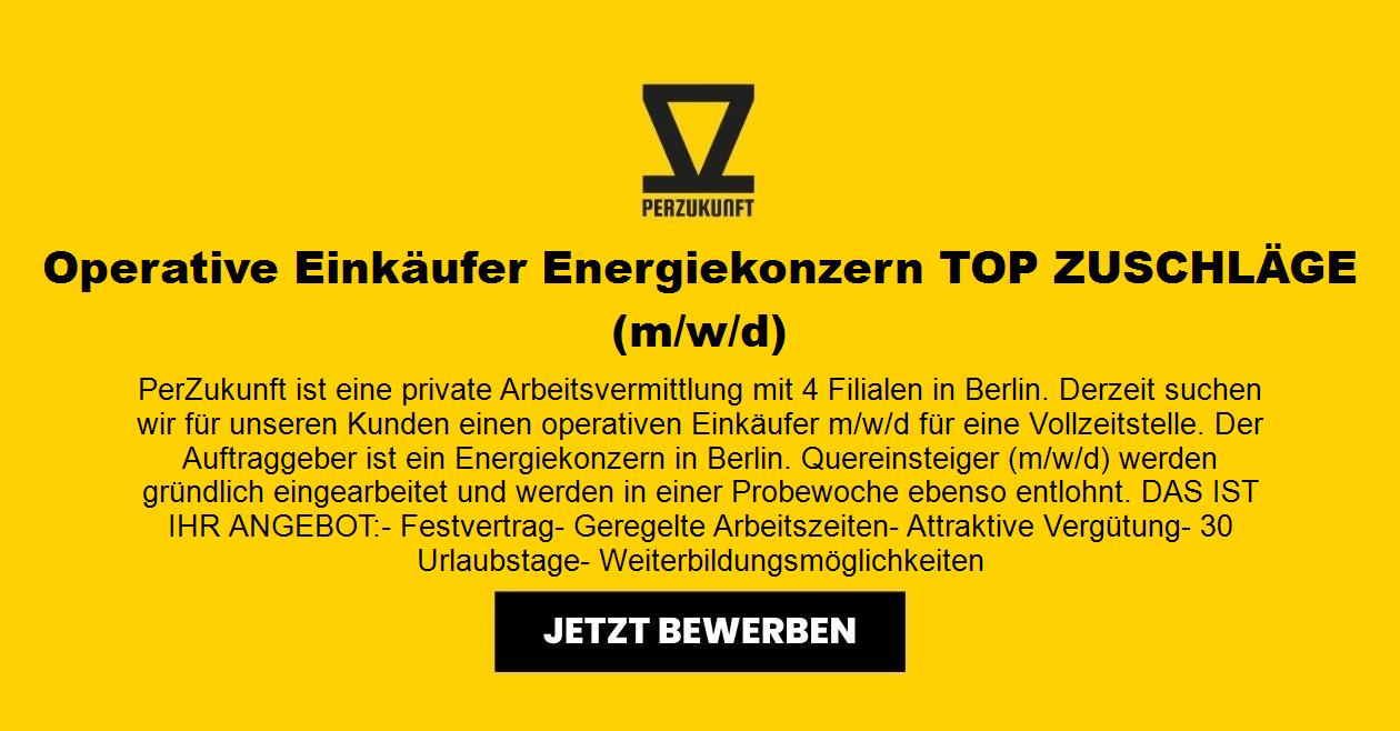 Operative Einkäufer - Energiekonzern TOP ZUSCHLÄGE (m/w/d)