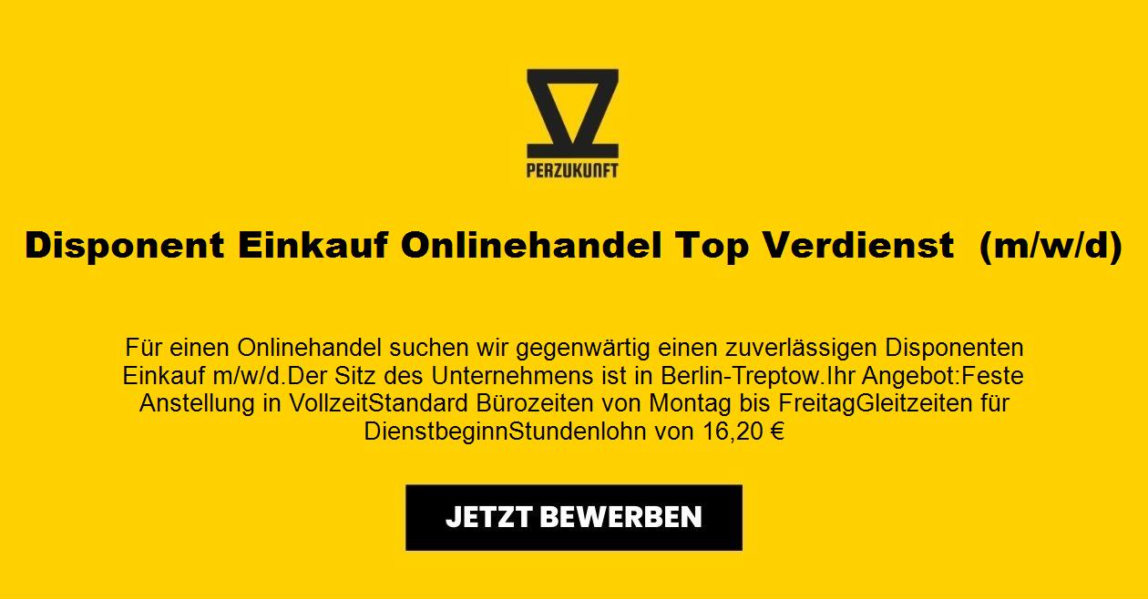 Disponent Einkauf - Onlinehandel Top Verdienst m/w/d