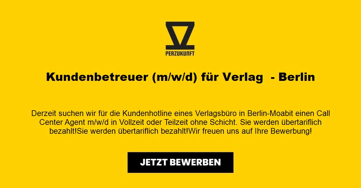 Kundenbetreuer m/w/d für Verlag in Berlin